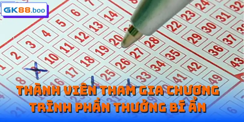 Thành viên tham gia chương trình phần thưởng bí ẩn