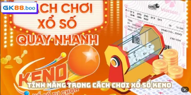 Trải nghiệm tính năng liên kết jackpot tại xổ số Keno